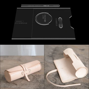 DIY Leather Pen Holder Transparent Acrylic Pattern Sewing Cutting Acrylic Template Mold DIY Handmade Student Pen Bag Stencil
DIY Leather Pen Holder Transparent Acrylic Pattern Sewing Cutting Acrylic Template Mold DIY Handmade Student Pen Bag Stencil