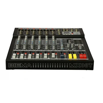 Mx-08t mixing console, 6 channels, Biema