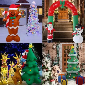Christmas Ornaments Decor 2020 Navidad Xmas Inflatable Arch Dolls LED Glowing DIY Props Xmas Inflatable Toy Christmas Decoration
Christmas Ornaments Decor 2020 Navidad Xmas Inflatable Arch Dolls LED Glowing DIY Props Xmas Inflatable Toy Christmas Decoration