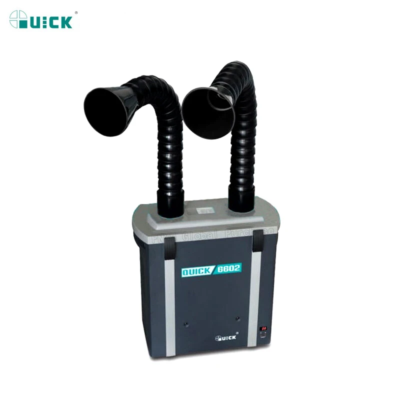 QUICK 6602 Solder smoking apparatus Two position Position Smoke Purification System with Adjustable Air Volume directional duct
QUICK 6602 Solder smoking apparatus Two position Position Smoke Purification System with Adjustable Air Volume directional duct