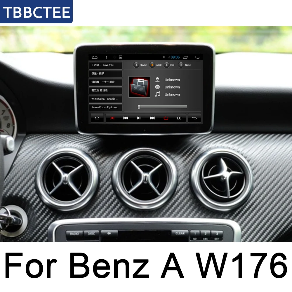 Автомобильный мультимедийный плеер для Mercedes Benz A Class W176 2013 2014 NTG Android WiFi GPS