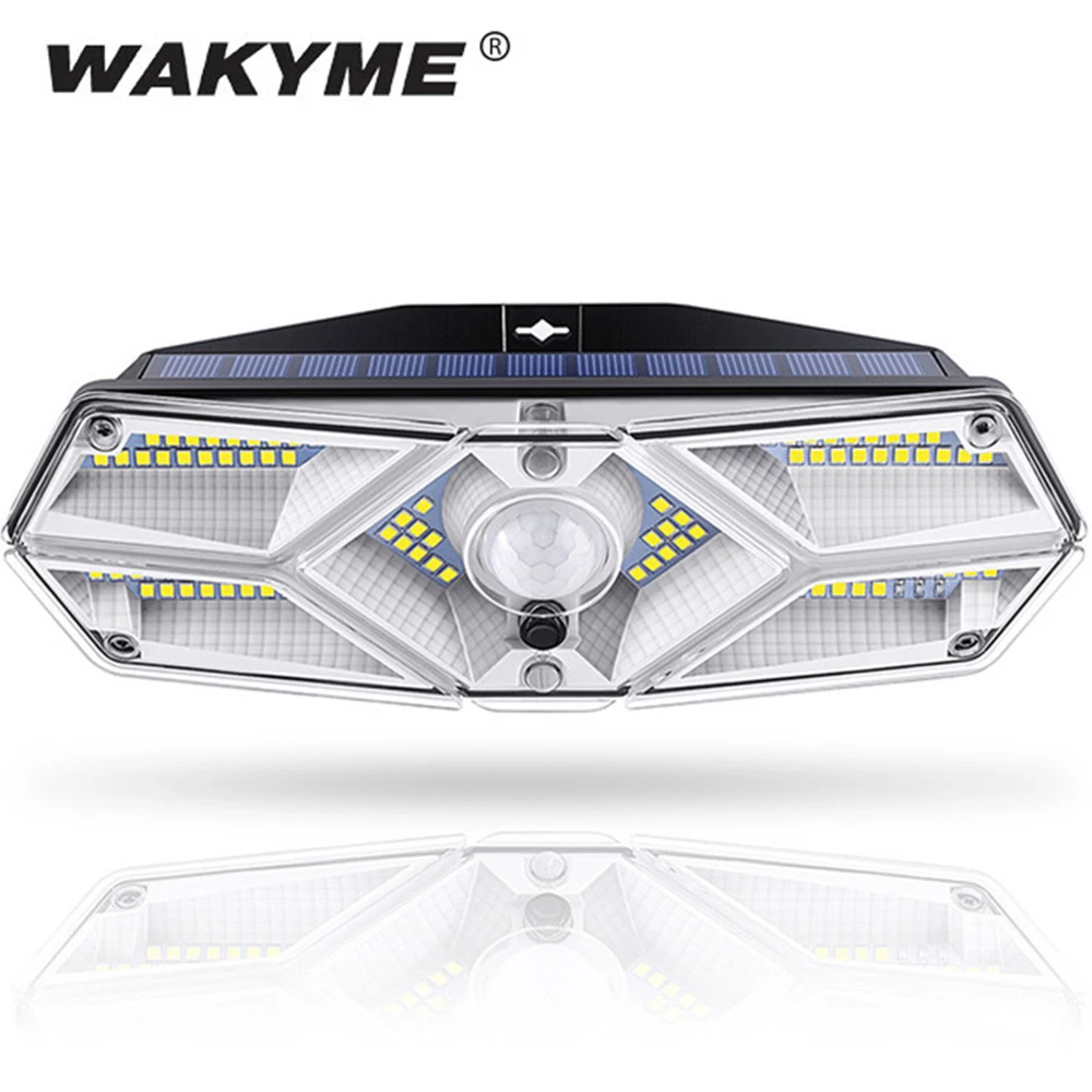 New 104 LED Solar Light Outdoor Solar Wall Lamp 3 Modes Human Body Induction IPX5 Waterproof Garden Street Wall Lighting Lamp
New 104 LED Solar Light Outdoor Solar Wall Lamp 3 Modes Human Body Induction IPX5 Waterproof Garden Street Wall Lighting Lamp