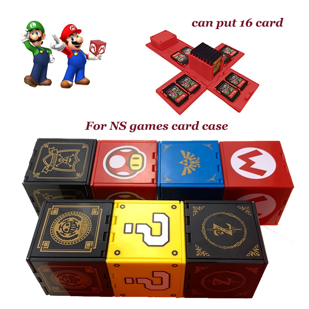16 in 1 Game Cards Case For Nintend Switch Shockproof Hard Shell Storage Box For Nintend Switch NS Accessories Game Card box
16 in 1 Game Cards Case For Nintend Switch Shockproof Hard Shell Storage Box For Nintend Switch NS Accessories Game Card box