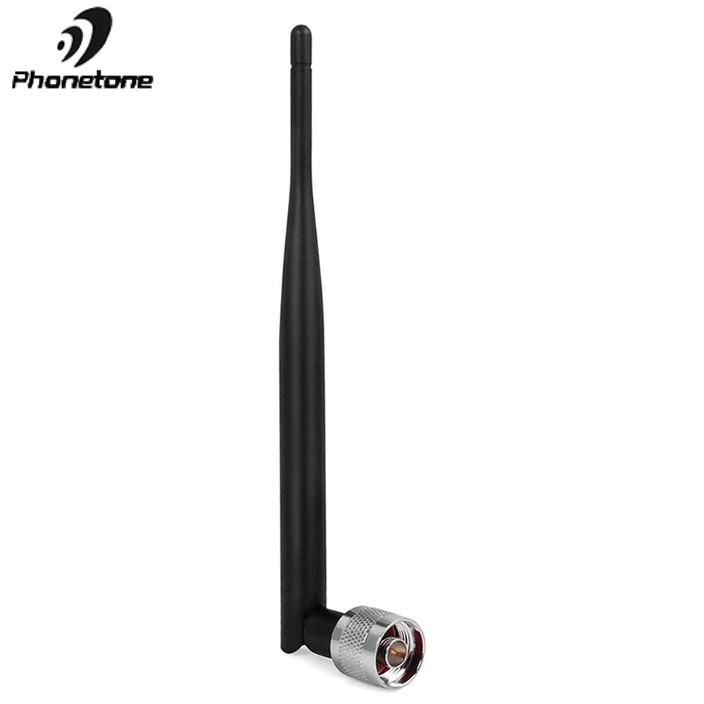 

Antenna 2G GSM 3G 824-960MHz 3db Indoor Black Right Angle Antenna with N Male Connector for Mobile Phone Repeater Signal Booster