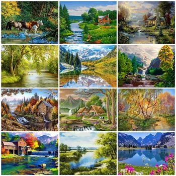 HUACAN Paint By Number Forest DIY Pictures By Numbers Landscape Drawing On Canvas Hand Painted Painting Art Gift Kits Home Decor
HUACAN Paint By Number Forest DIY Pictures By Numbers Landscape Drawing On Canvas Hand Painted Painting Art Gift Kits Home Decor