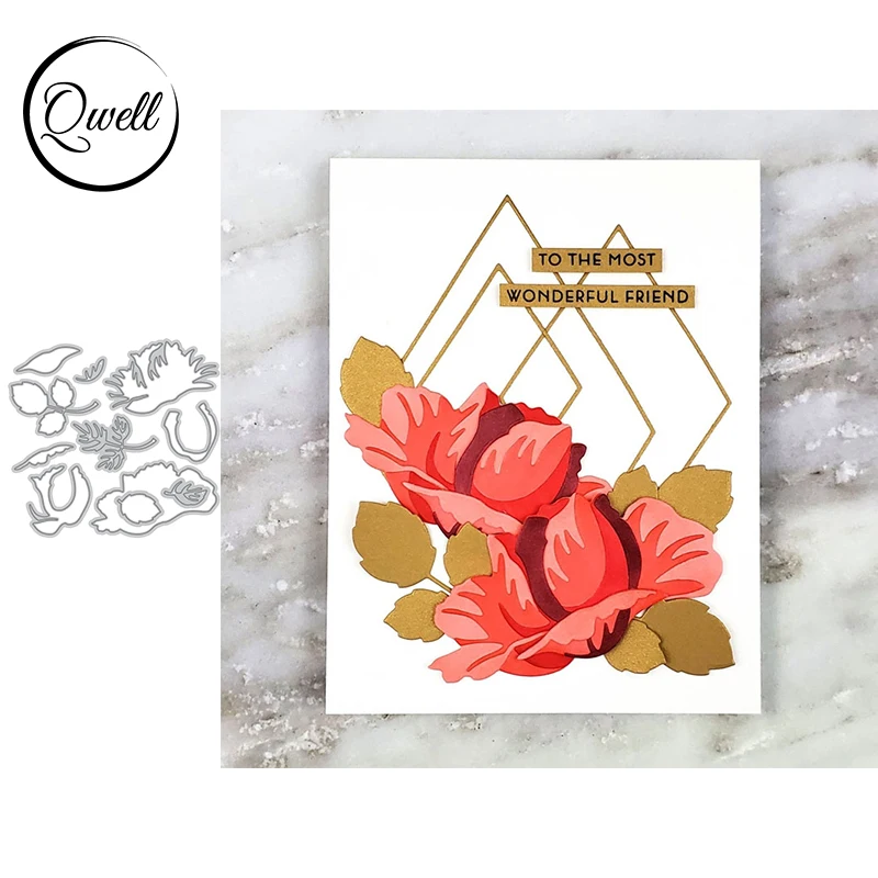 QWELL Flowers Metal Cutting Dies for Scrapbooking and Card Making Paper Embossing Craft New 2020 die cuts
QWELL Flowers Metal Cutting Dies for Scrapbooking and Card Making Paper Embossing Craft New 2020 die cuts