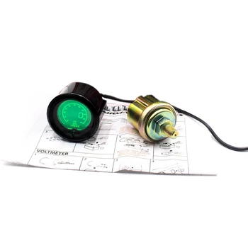 2 inch 52mm Digital LCD Oil Pressure Gauge Indicator 150 PSI with Electric Sensor
2 inch 52mm Digital LCD Oil Pressure Gauge Indicator 150 PSI with Electric Sensor