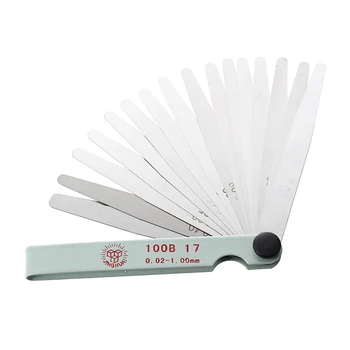 SODIAL(R) Silver Tone Metal Metric Gap Thickness Feeler Gauge Blades 0.02-1mm Tool
SODIAL(R) Silver Tone Metal Metric Gap Thickness Feeler Gauge Blades 0.02-1mm Tool