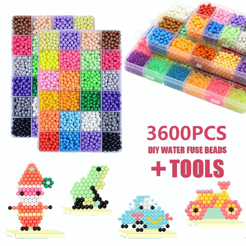 Multicolor Magic Puzzle Toys Water Mist Bead Set DIY Craft Animal Handmade Sticky Beads Educational Toys Kids Good Gifts
Multicolor Magic Puzzle Toys Water Mist Bead Set DIY Craft Animal Handmade Sticky Beads Educational Toys Kids Good Gifts