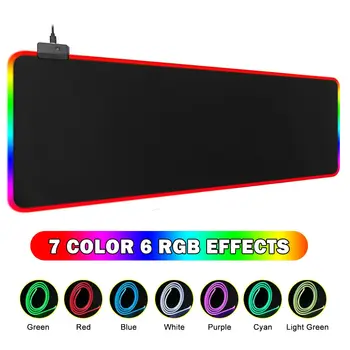 RGB LED Colorful Large Gamer Computer Mousepad With 1/4 HUB USB Ports Non-slip Big Desk Mice Mat For PC Laptop
RGB LED Colorful Large Gamer Computer Mousepad With 1/4 HUB USB Ports Non-slip Big Desk Mice Mat For PC Laptop