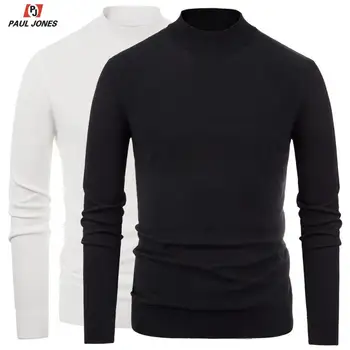 PAUL JONES Men's Slim Fit Knitting Fabric Mock Neck T-Shirts Solid Color Long Sleeve TShirts Lightweight Knit Sweater Shirt Tops
PAUL JONES Men's Slim Fit Knitting Fabric Mock Neck T-Shirts Solid Color Long Sleeve TShirts Lightweight Knit Sweater Shirt Tops