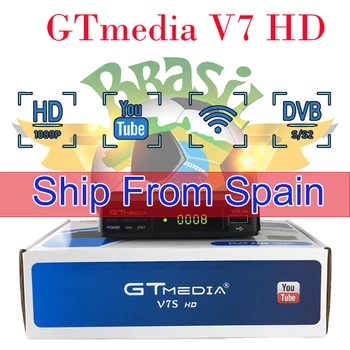 DVB S2 freesat V7S HD Receptor Support Europe Spain Cline BR Satellite Receiver gtmedia V7 HD Decoder Brazil server satellite
DVB S2 freesat V7S HD Receptor Support Europe Spain Cline BR Satellite Receiver gtmedia V7 HD Decoder Brazil server satellite