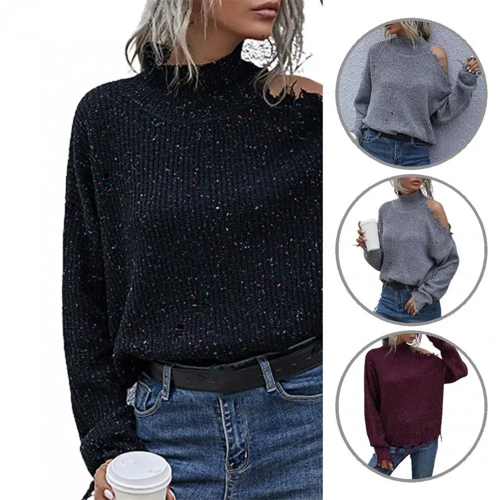 Knitwear Stylish Warm Pullover Ripped Knitting Jumpers Top Knitwear Sweater Off Shoulder for Daily Wear
Knitwear Stylish Warm Pullover Ripped Knitting Jumpers Top Knitwear Sweater Off Shoulder for Daily Wear