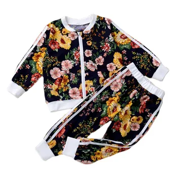 Kids Clothes Sets 2020 Autumn New Long Sleeve Jacket Coat+pants Sports Suit Graffiti Flower Set 2-7 Years Girls Costume Design
Kids Clothes Sets 2020 Autumn New Long Sleeve Jacket Coat+pants Sports Suit Graffiti Flower Set 2-7 Years Girls Costume Design