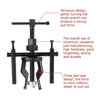 Tool Bearing Puller Equipment 1pc Inner wheel gear 3-Jaw Extractor Professional Useful
Tool Bearing Puller Equipment 1pc Inner wheel gear 3-Jaw Extractor Professional Useful