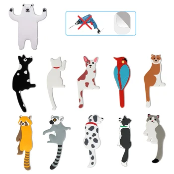 11 pcs /15 pcs Animal Waterproof Removable Key Hook Adhesive Wall Hooks Reusable for Home Kitchen Family Baby Room Decorative
11 pcs /15 pcs Animal Waterproof Removable Key Hook Adhesive Wall Hooks Reusable for Home Kitchen Family Baby Room Decorative