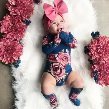 2020 Body Baby Bodysuit Newborn Baby Girl Clothes Long Sleeve Floral Bodysuits Playsuit Jumpsuit Leg Warmer Spring Outfit 0-24M
2020 Body Baby Bodysuit Newborn Baby Girl Clothes Long Sleeve Floral Bodysuits Playsuit Jumpsuit Leg Warmer Spring Outfit 0-24M