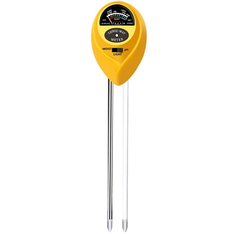 Soil PH Meter,3-In-1 Soil Tester Kits with Moisture,Light and PH Test for Farm,Garden,Lawn,Indoor & Outdoor/No Battery Needed
Soil PH Meter,3-In-1 Soil Tester Kits with Moisture,Light and PH Test for Farm,Garden,Lawn,Indoor & Outdoor/No Battery Needed