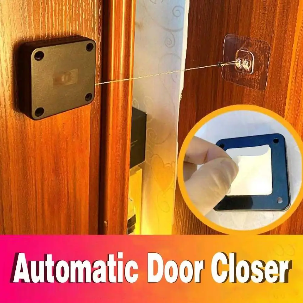 Automatic Sensor Door Closer Self Pull Line Ultra Automatically Close For Doors Punch-Free Sliding Door Closer Home Accessories
Automatic Sensor Door Closer Self Pull Line Ultra Automatically Close For Doors Punch-Free Sliding Door Closer Home Accessories