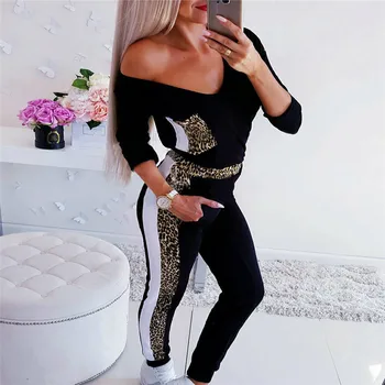 Hirigin Autumn Sexy Women V-neck Leopard Print Stretch Long Sleeve Bodysuit Romper Bodycon Jumpsuit Playsuit Clothes
Hirigin Autumn Sexy Women V-neck Leopard Print Stretch Long Sleeve Bodysuit Romper Bodycon Jumpsuit Playsuit Clothes
