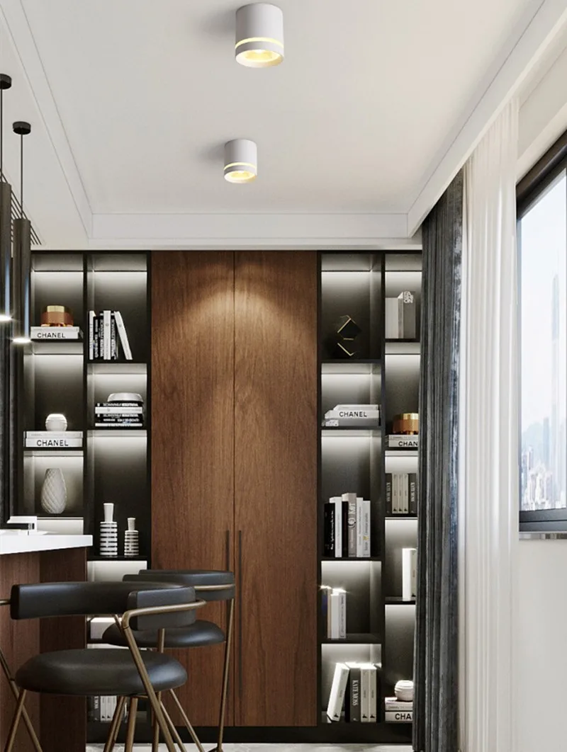 Dimmable Cylinder LED Downlights 7W 10W 12W COB LED Ceiling Spot Lights AC85~265V LED Background Lamps Indoor Lighting