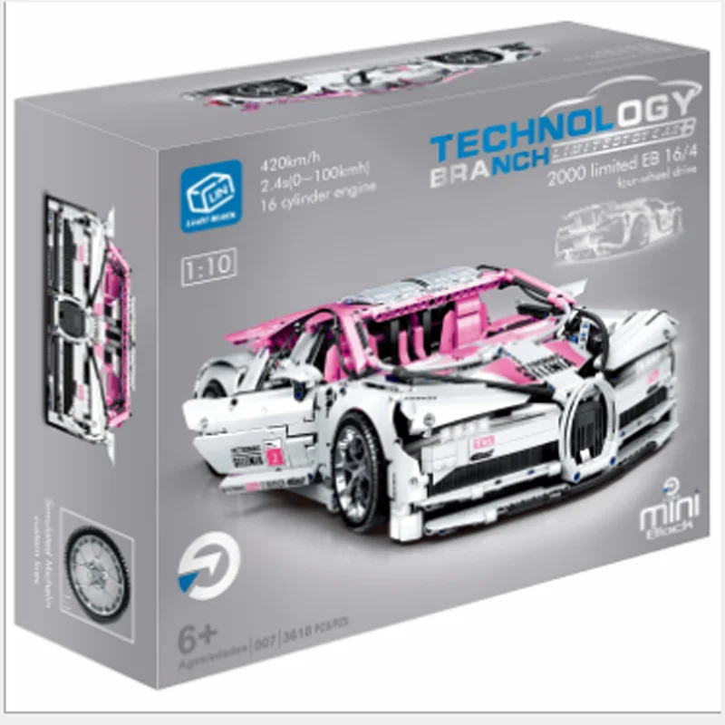 City Mini Car Particle 1:10 Model Building Blocks LOZ Technic Pink Bugatti Sports Car Bricks Gifts Toys For Children
City Mini Car Particle 1:10 Model Building Blocks LOZ Technic Pink Bugatti Sports Car Bricks Gifts Toys For Children