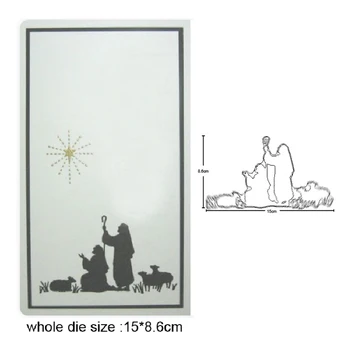 Religion Nativity Scene Metal Cutting Dies 2020 New Stencils dies DIY Scrapbooking dies Embossing Paper Cards Making Craft dies
Religion Nativity Scene Metal Cutting Dies 2020 New Stencils dies DIY Scrapbooking dies Embossing Paper Cards Making Craft dies