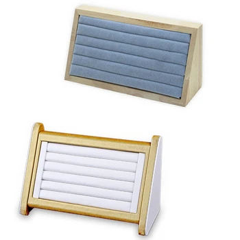 Wooden Flannel Jewelry Display Tray Earring Ring Display Storage Box & High-Grade PU Leather Vertical Ring Storage Rack
Wooden Flannel Jewelry Display Tray Earring Ring Display Storage Box & High-Grade PU Leather Vertical Ring Storage Rack