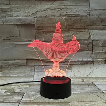 3D Lamp Aladdin and His Wonderful Lamp 7 Color with Remote Personalized Present for Children Led Night Light Lamp Atmosphere
3D Lamp Aladdin and His Wonderful Lamp 7 Color with Remote Personalized Present for Children Led Night Light Lamp Atmosphere