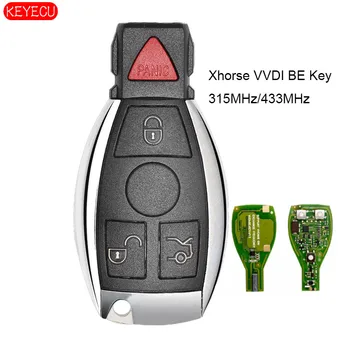 KEYECU Xhorse VVDI BE Key Pro Improved Version Complete Remote Key 315MHz/433MHz 4 Button for Mercedes-Benz
KEYECU Xhorse VVDI BE Key Pro Improved Version Complete Remote Key 315MHz/433MHz 4 Button for Mercedes-Benz