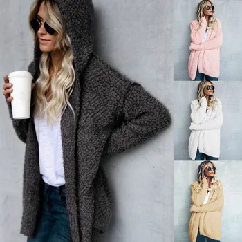 Sweater Knitted Jacket Women Sleeve Outwear Long Cardigan Casual Coat Fluffy
Sweater Knitted Jacket Women Sleeve Outwear Long Cardigan Casual Coat Fluffy