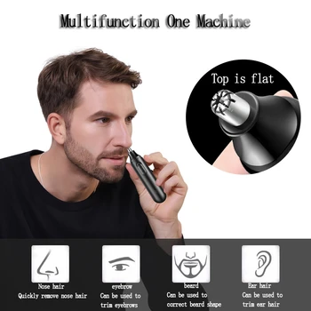 Electric Nose Hair Trimmer Ear Hair Trimmer Beard Hair Clipper Razor Hair Removal Washable Facial Beauty Tools Portable Use
Electric Nose Hair Trimmer Ear Hair Trimmer Beard Hair Clipper Razor Hair Removal Washable Facial Beauty Tools Portable Use