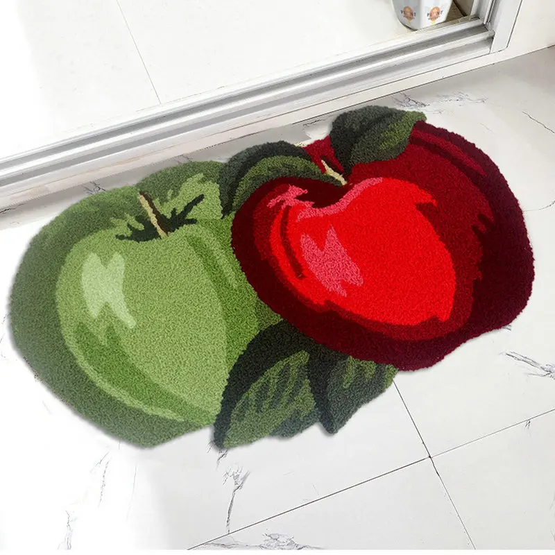 Red Green Apple Shape Rug 3D Fruit Carpet Doormat Soft Plush Anti-Slip Absorbent Bathroom Mat Living Room Home Decor 
Red Green Apple Shape Rug 3D Fruit Carpet Doormat Soft Plush Anti-Slip Absorbent Bathroom Mat Living Room Home Decor