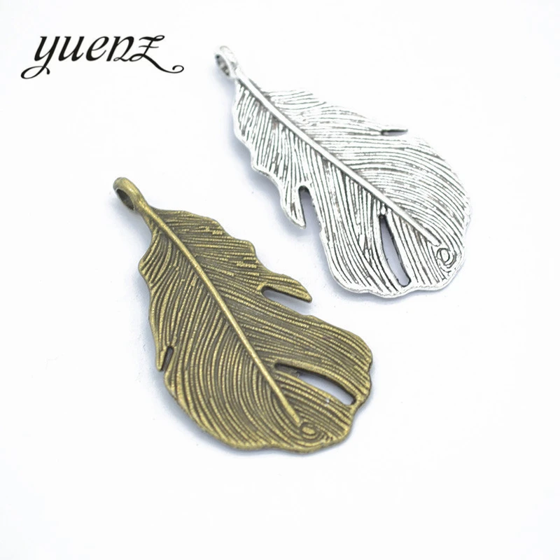 Фото YuenZ 3 шт. 2 цвета старинные серебряные цветные подвески ювелирные изделия DIY ручной
