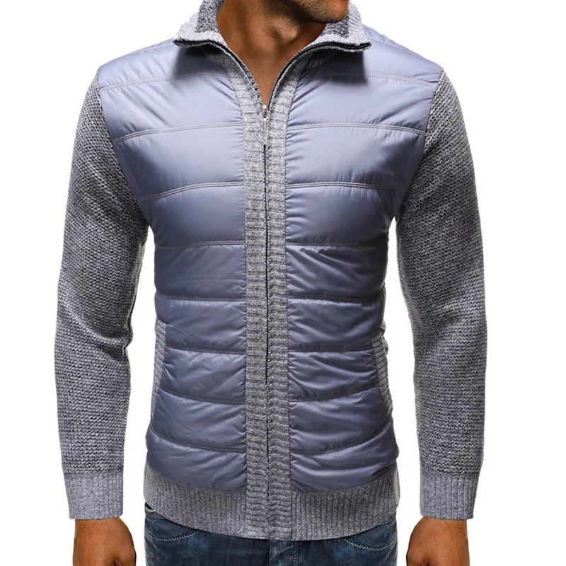 Laamei 2019New Men's Thick Sweater Coat Male Autumn Winter Down Sweatercoat Black Blue Gray Zipper Sweater Jacket Outerwear
Laamei 2019New Men's Thick Sweater Coat Male Autumn Winter Down Sweatercoat Black Blue Gray Zipper Sweater Jacket Outerwear