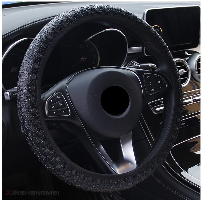 Car Steering Wheel Cover Universal Diameter 38cm Auto Steering Covers Car-Styling Auto Decoration Interior Accessories
Car Steering Wheel Cover Universal Diameter 38cm Auto Steering Covers Car-Styling Auto Decoration Interior Accessories