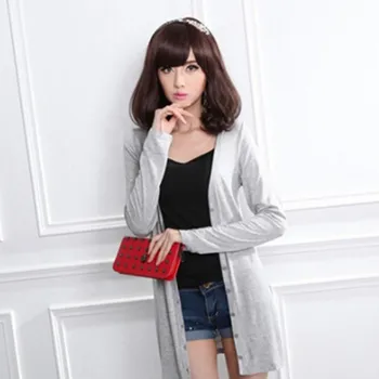 Women Cardigan Korean Long Sleeve Tops Casual Long Modal Cotton Sweater Cardigan Soft Autumn Elegant Simple Solid Outerwear
Women Cardigan Korean Long Sleeve Tops Casual Long Modal Cotton Sweater Cardigan Soft Autumn Elegant Simple Solid Outerwear