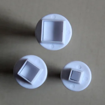(10sets/lot)Free Shipping FDA High Quality Plastic 3pcs Mini Square Plunger Cutter Mold set
(10sets/lot)Free Shipping FDA High Quality Plastic 3pcs Mini Square Plunger Cutter Mold set