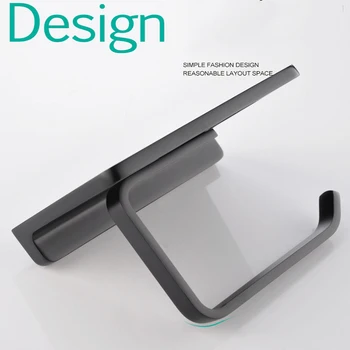 Zinc Alloy Plus Brass Matte Black Mirror Chromed Bathroom Toilet Roll Paper Holder Tissue Top Place Things Platform Wall Mounted
Zinc Alloy Plus Brass Matte Black Mirror Chromed Bathroom Toilet Roll Paper Holder Tissue Top Place Things Platform Wall Mounted
