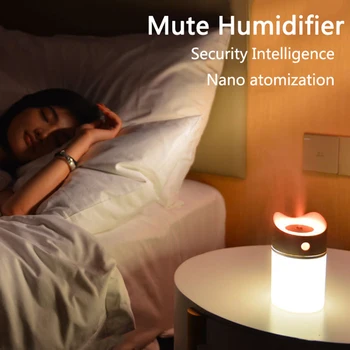 Night Light Air Humidifier Infrared Ray Auto-sensing Humidifier USB Charging Quiet Portable Purifier Humidifier Humidificador
Night Light Air Humidifier Infrared Ray Auto-sensing Humidifier USB Charging Quiet Portable Purifier Humidifier Humidificador