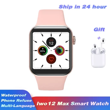 Iwo12 Max Smart Watch 44mm Bluetooth call Refuse Waterproof change Strap Sport Watch HeartRate for Android IOS PK IWO8 Lite B57
Iwo12 Max Smart Watch 44mm Bluetooth call Refuse Waterproof change Strap Sport Watch HeartRate for Android IOS PK IWO8 Lite B57