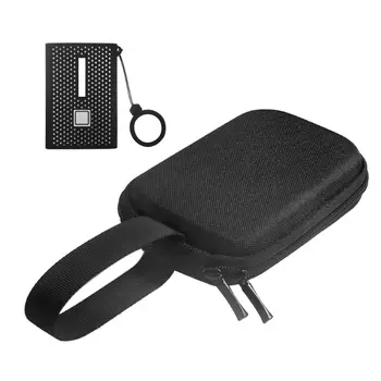 EVA Storage Protective Case + Silicone Cover for Sam sung T7 Touch SSD External Solid State Drives Carrying Case Bag