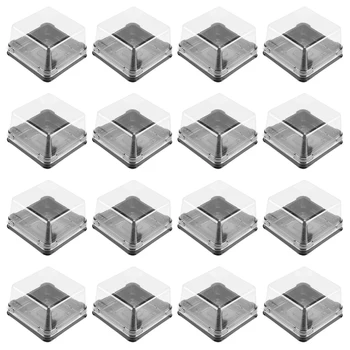 100Pcs Square Disposable Plastic Transparent Food Dessert Cake Packaging Box 
100Pcs Square Disposable Plastic Transparent Food Dessert Cake Packaging Box