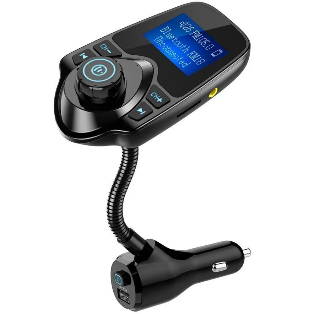 Hands Free Calling Wireless Car Kit FM Transmitter High Stereo Sound 270° Rotatable Wireless Radio Adapter USB Charger for Phone
Hands Free Calling Wireless Car Kit FM Transmitter High Stereo Sound 270° Rotatable Wireless Radio Adapter USB Charger for Phone