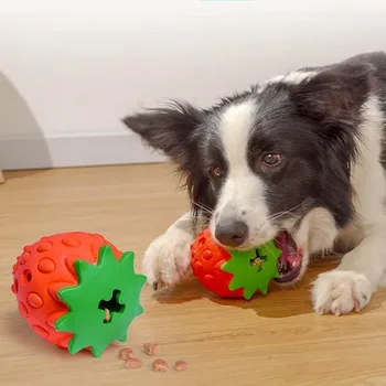 Strawberry And Pitaya Rubber Leakage Food Ball Interactive Pet Toy Large Pet Dogs For Small Dog Training Cat Toys Teething
Strawberry And Pitaya Rubber Leakage Food Ball Interactive Pet Toy Large Pet Dogs For Small Dog Training Cat Toys Teething