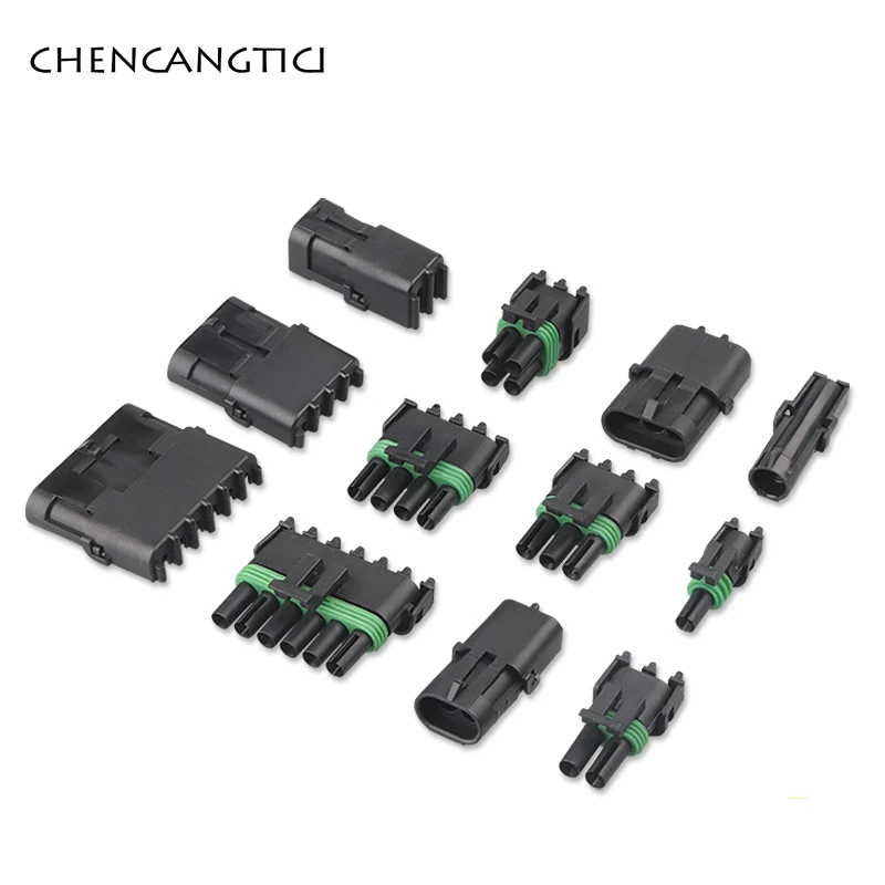 1 set 1/2/3/4/6 pin 2.5 Series Delphi GM Automotive Female Male Weather Pack Electrical connector Plug Automobile Connectors
1 set 1/2/3/4/6 pin 2.5 Series Delphi GM Automotive Female Male Weather Pack Electrical connector Plug Automobile Connectors