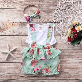 Summer Toddler Kids Baby Girl Infant Clothes Vest Tops Flower Print Pants Headband Infant Clothes Outfits 3Pcs Baby Geschenk Set
Summer Toddler Kids Baby Girl Infant Clothes Vest Tops Flower Print Pants Headband Infant Clothes Outfits 3Pcs Baby Geschenk Set