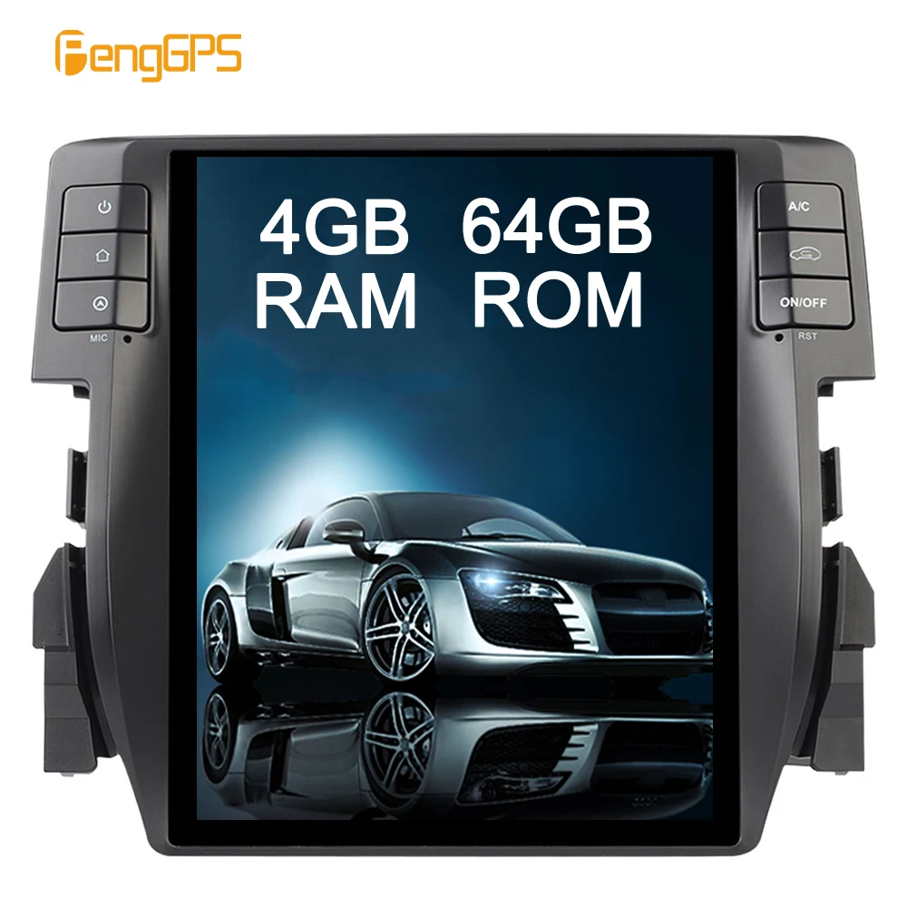10.4“ PX-6 Android 8.1 Tesla Radio for Honda Civic 2016 2017 Car GPS Navigation Voice Control 4G+64G 1920*1080 4K Headunit Radio
10.4“ PX-6 Android 8.1 Tesla Radio for Honda Civic 2016 2017 Car GPS Navigation Voice Control 4G+64G 1920*1080 4K Headunit Radio