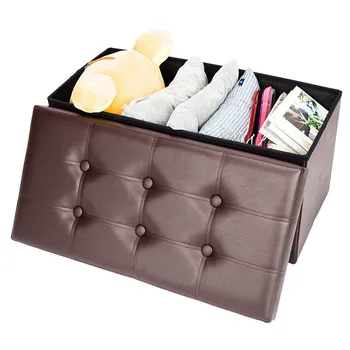 Footstool F-02L Practical PVC Leather Rectangle Shape Surface with Line Footstool Brown Storage Cabinet Multi-Function Furniture
Footstool F-02L Practical PVC Leather Rectangle Shape Surface with Line Footstool Brown Storage Cabinet Multi-Function Furniture