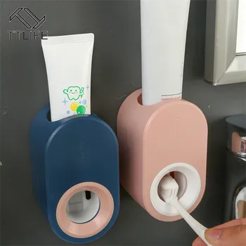 Bathroom Accessories Set Automatic Toothpaste Dispenser Tube Toothpaste Squeezers Rolling Wall Mounted Toothbrush Holder Set
Bathroom Accessories Set Automatic Toothpaste Dispenser Tube Toothpaste Squeezers Rolling Wall Mounted Toothbrush Holder Set